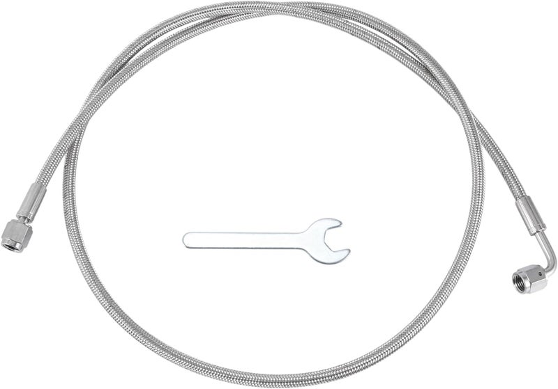 TUCKBOLD AN4 Turbo Oil Feed Line Kit 50" Pressure Remote Turbocharger Oil Drain Return Line with Adapter,Wrench 1 Set - Image 1